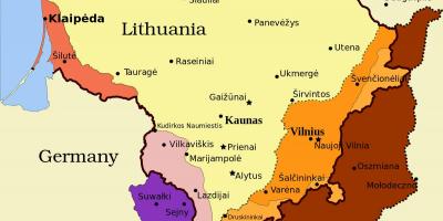 Ramani ya Lithuania, kaunas